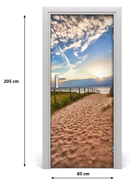 Fototapeta na dvere Chodník na pláž 85x205 cm