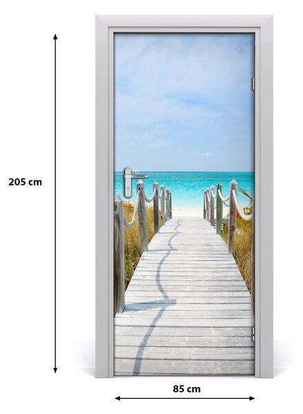 Fototapeta na dvere Chodník na pláž 85x205 cm