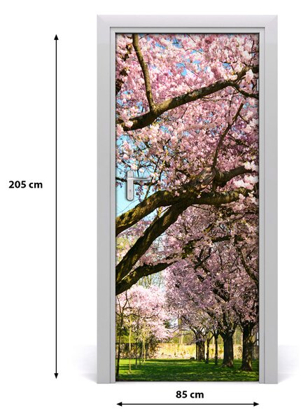 Fototapeta na dvere višne 85x205 cm