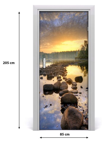 Fototapeta na dvere jazero 85x205 cm