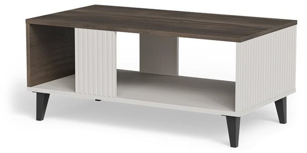 HALMAR Konferenčný stolík Random 92 cm kašmír/orech