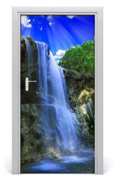 Fototapeta na dvere vodopád 95x205 cm