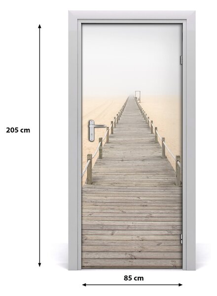 Fototapeta na dvere stezska na pláži 85x205 cm