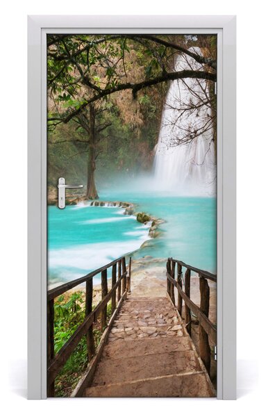 Fototapeta na dvere vodopád Mexiko 95x205 cm