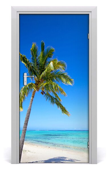Fototapeta na dvere tropická pláž 95x205 cm