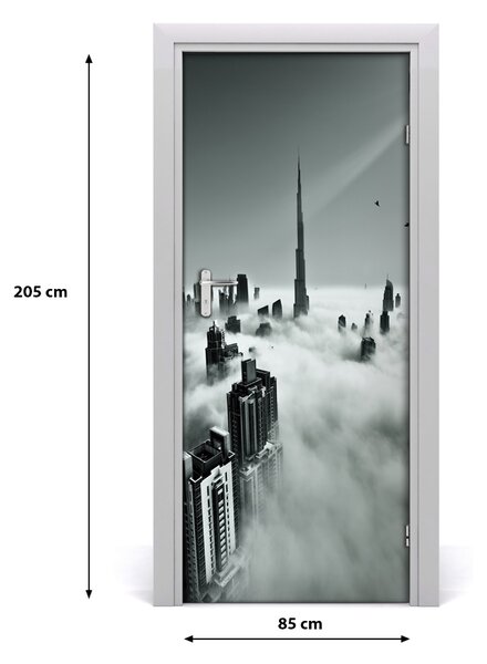 Fototapeta na dvere mrakodrap 85x205 cm
