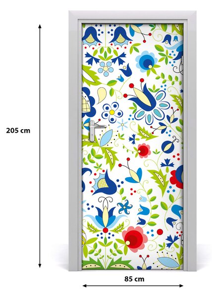 Samolepiace fototapety na dvere etnický vzor 85x205 cm