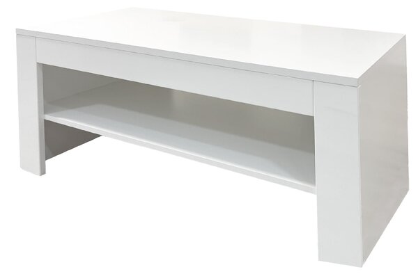 Szynaka Konferenčný stolík Selene 41 90 cm biely lesk