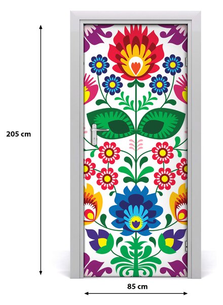 Samolepiace fototapety na dvere etnický vzor 85x205 cm