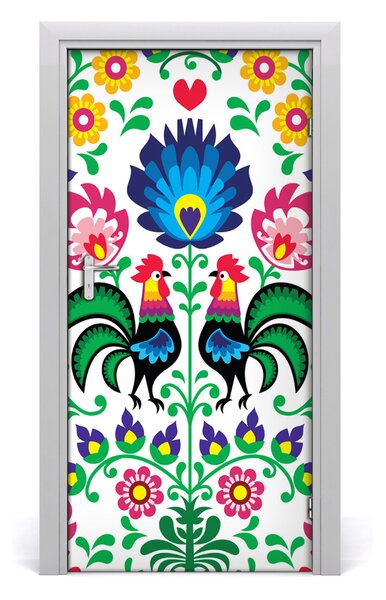 Samolepiace fototapety na dvere etnický vzor 95x205 cm