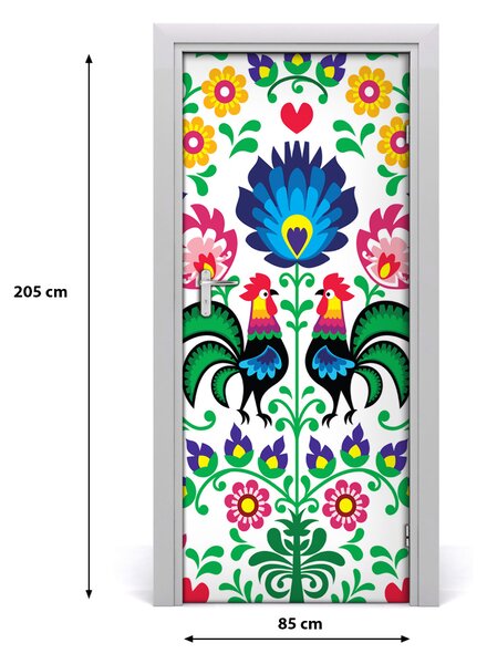 Samolepiace fototapety na dvere etnický vzor 85x205 cm