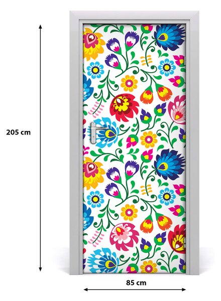 Samolepiace fototapety na dvere etnický vzor 85x205 cm