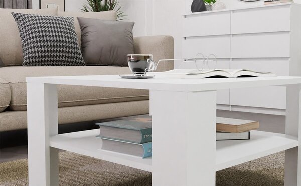 TP Living Konferenčný stolík Square 68 cm biely