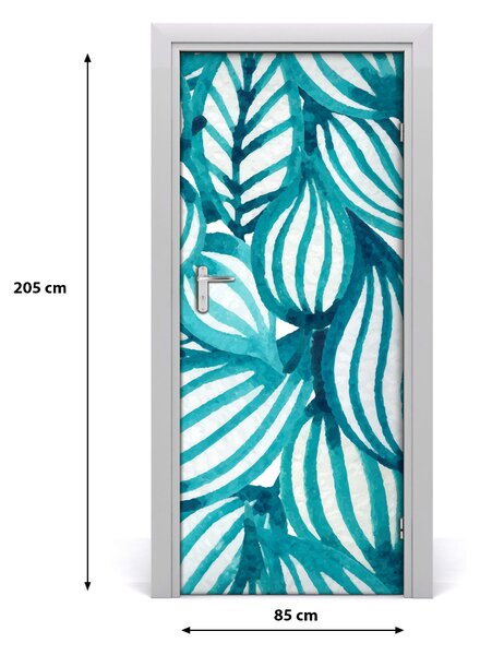 Samolepiace fototapety na dvere lístia 85x205 cm