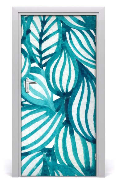 Samolepiace fototapety na dvere lístia 95x205 cm
