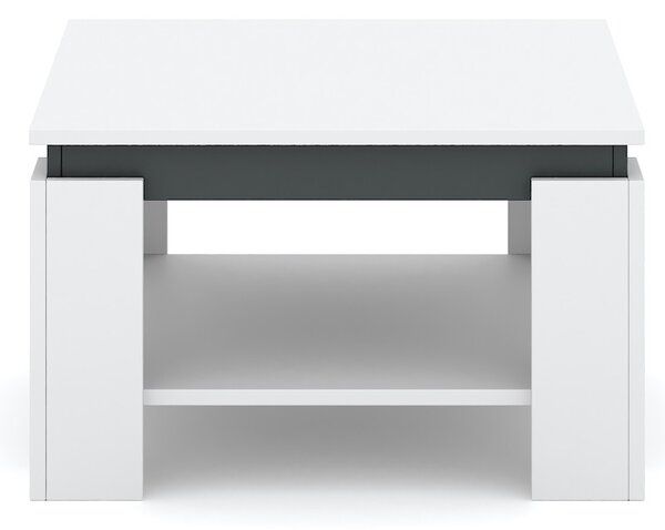 Vivaldi Konferenčný stolík Tinto 68 cm biely/antracit