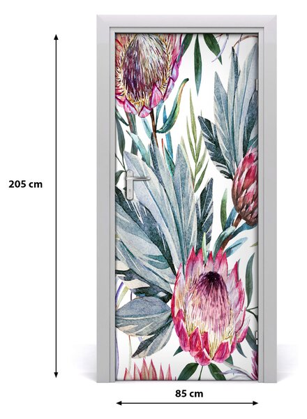 Samolepiace fototapety na dvere Protea 85x205 cm