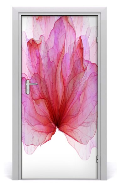 Samolepiace fototapety na dvere ružový kvet 95x205 cm