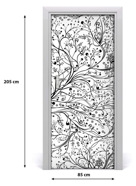 Samolepiace fototapety na dvere vetvy 85x205 cm