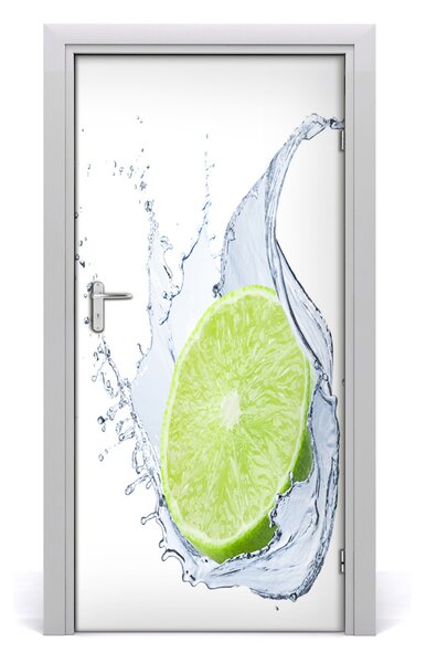 Samolepiace fototapety na dvere limetka 95x205 cm