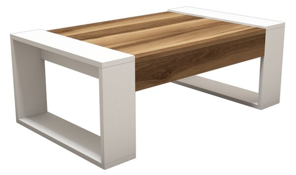 Kalune Design Konferenčný stolík Venus orech/biely