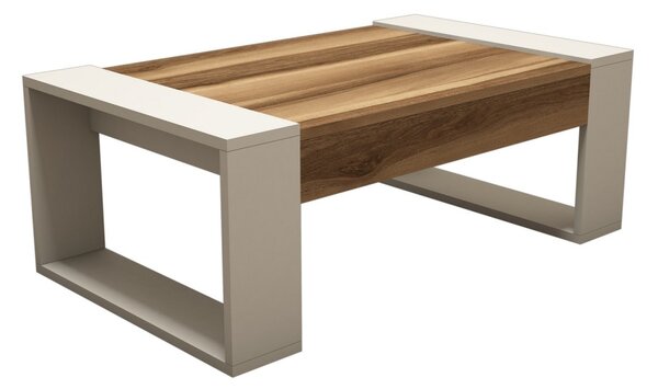 Kalune Design Konferenčný stolík Venus orech/krémový