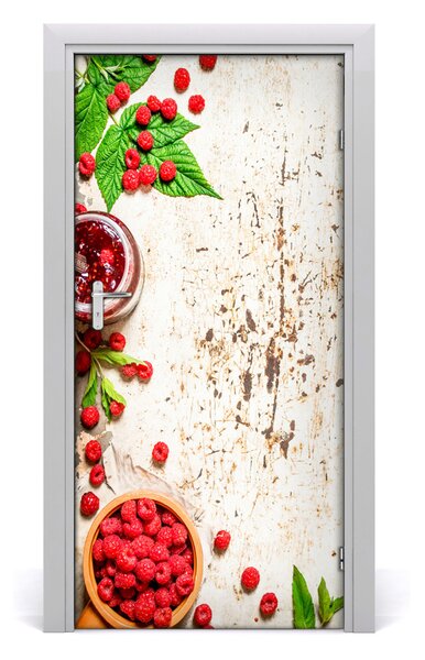 Fototapeta na dvere samolepiace malinový džem 95x205 cm