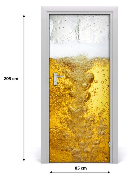 Fototapeta na dvere do domu samolepiace pivo 85x205 cm