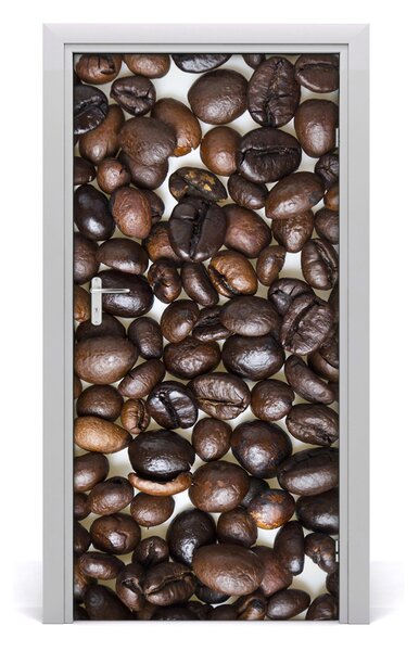 Fototapeta na dvere samolepiace zrnká kávy 95x205 cm