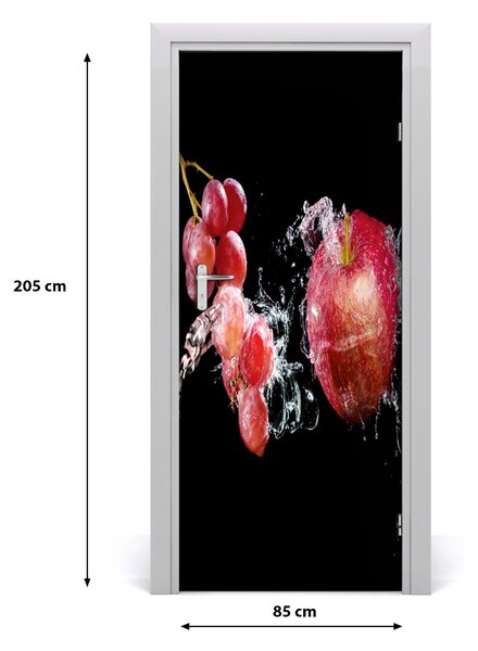 Fototapeta na dvere do domu samolepiace ovocie 85x205 cm