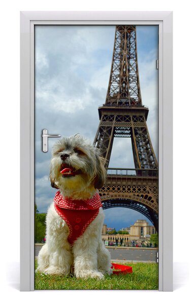 Samolepiace fototapety na dvere pes 95x205 cm