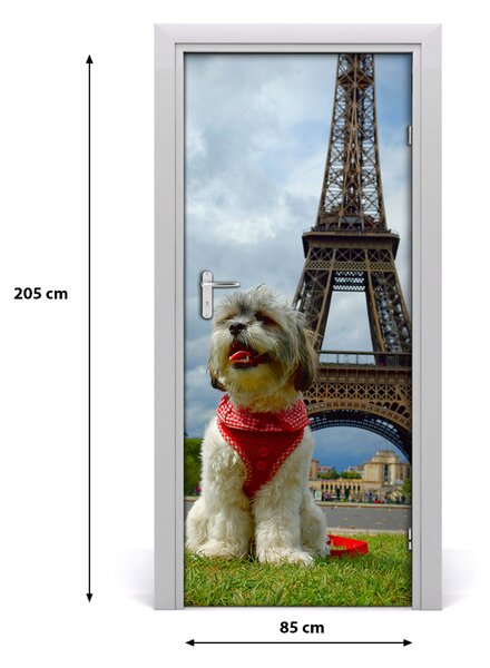 Samolepiace fototapety na dvere pes 85x205 cm