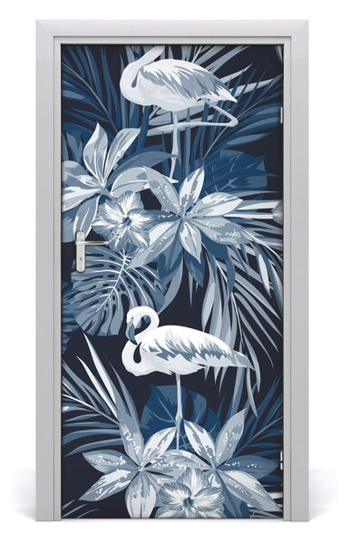 Samolepiace fototapety na dvere Kvety a Fleminga 95x205 cm