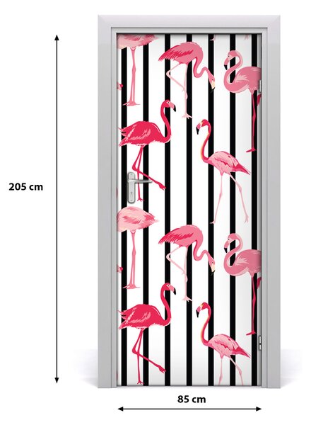 Samolepiace fototapety na dvere Fleminga a pásky 85x205 cm