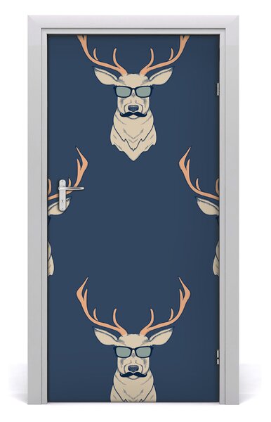 Samolepiace fototapety na dvere Hipsterskie Jelenie 95x205 cm