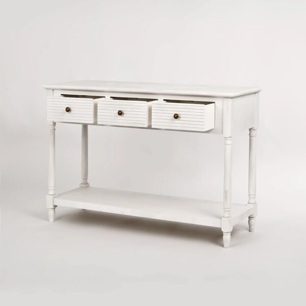 LivinHill Konzolový stolík Livorno 120 cm biely
