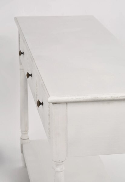 LivinHill Konzolový stolík Livorno 120 cm biely