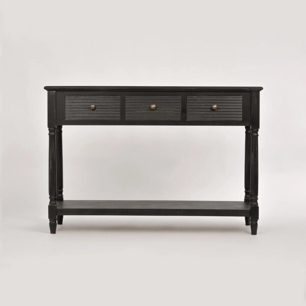 LivinHill Konzolový stolík Livorno 120 cm čierny