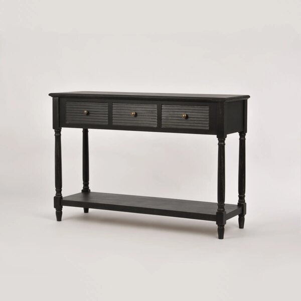 LivinHill Konzolový stolík Livorno 120 cm čierny