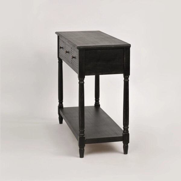 LivinHill Konzolový stolík Livorno 120 cm čierny