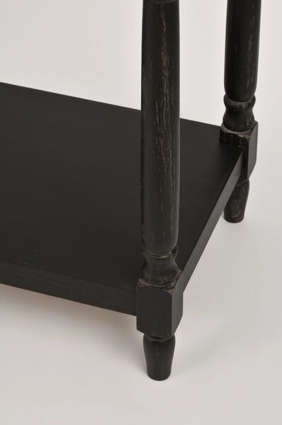 LivinHill Konzolový stolík Livorno 120 cm čierny