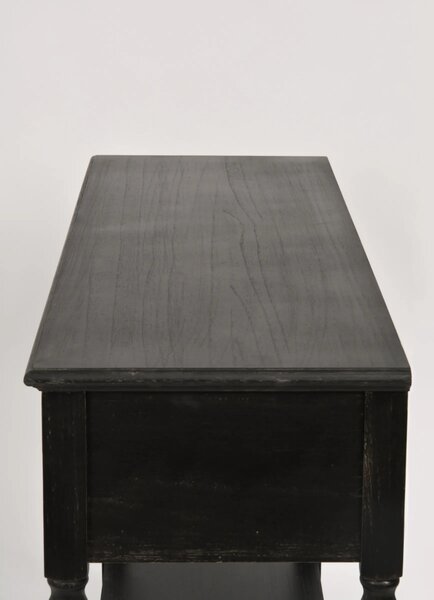 LivinHill Konzolový stolík Livorno 120 cm čierny