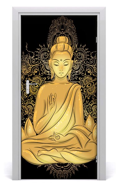Samolepiace fototapety na dvere Budda i mandala 95x205 cm