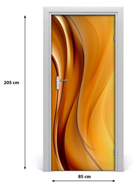 Samolepiace fototapety na dvere abstrakcie vlna 85x205 cm