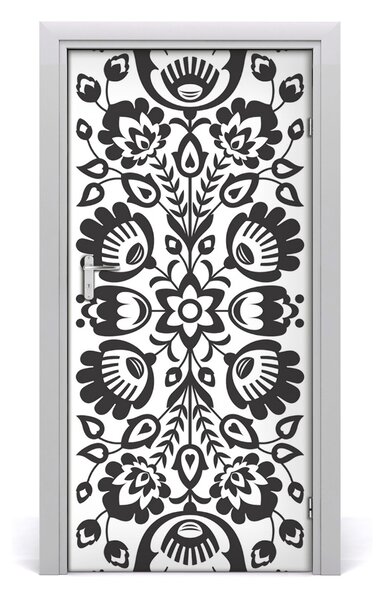 Samolepiace fototapety na dvere ľadový vzor 95x205 cm