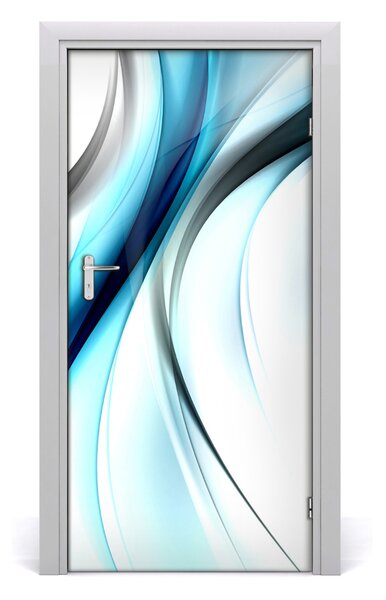 Samolepiace fototapety na dvere abstrakcie vlna 95x205 cm