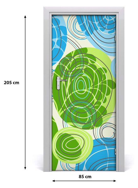 Samolepiace fototapety na dvere abstrakcie 85x205 cm