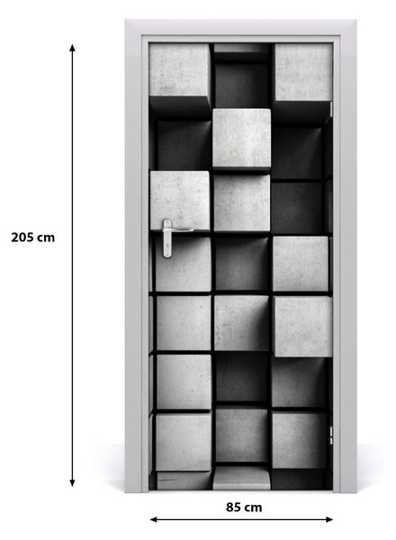 Samolepiace fototapety na dvere abstrakcie 85x205 cm
