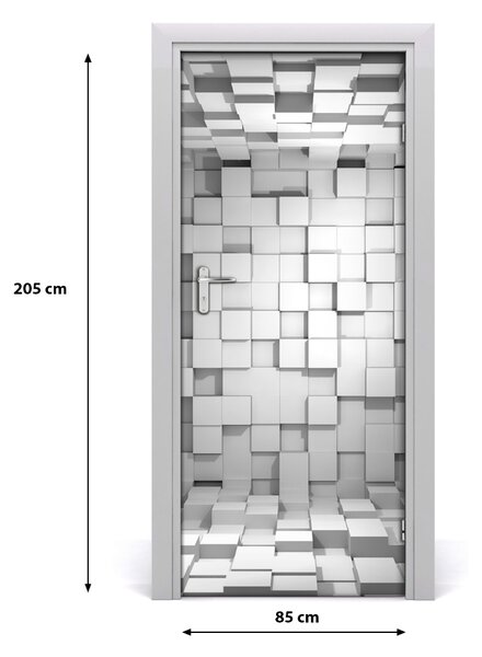 Samolepiace fototapety na dvere šesťuholníky 85x205 cm