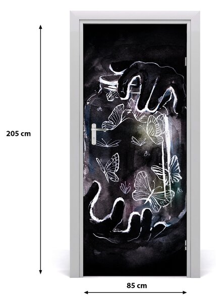 Samolepiace fototapety na dvere Motýle w zloÏky 85x205 cm